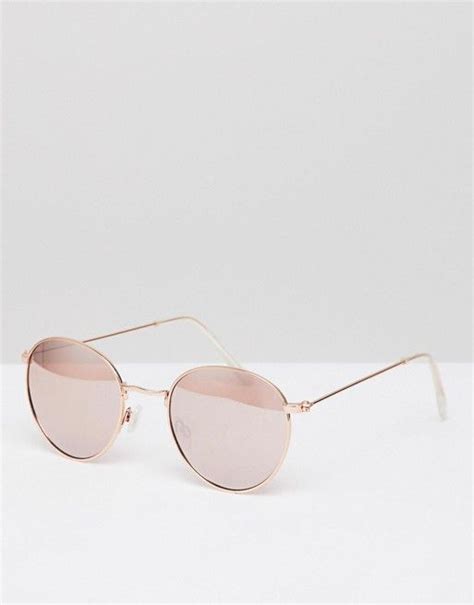 new look round metal sunglasses